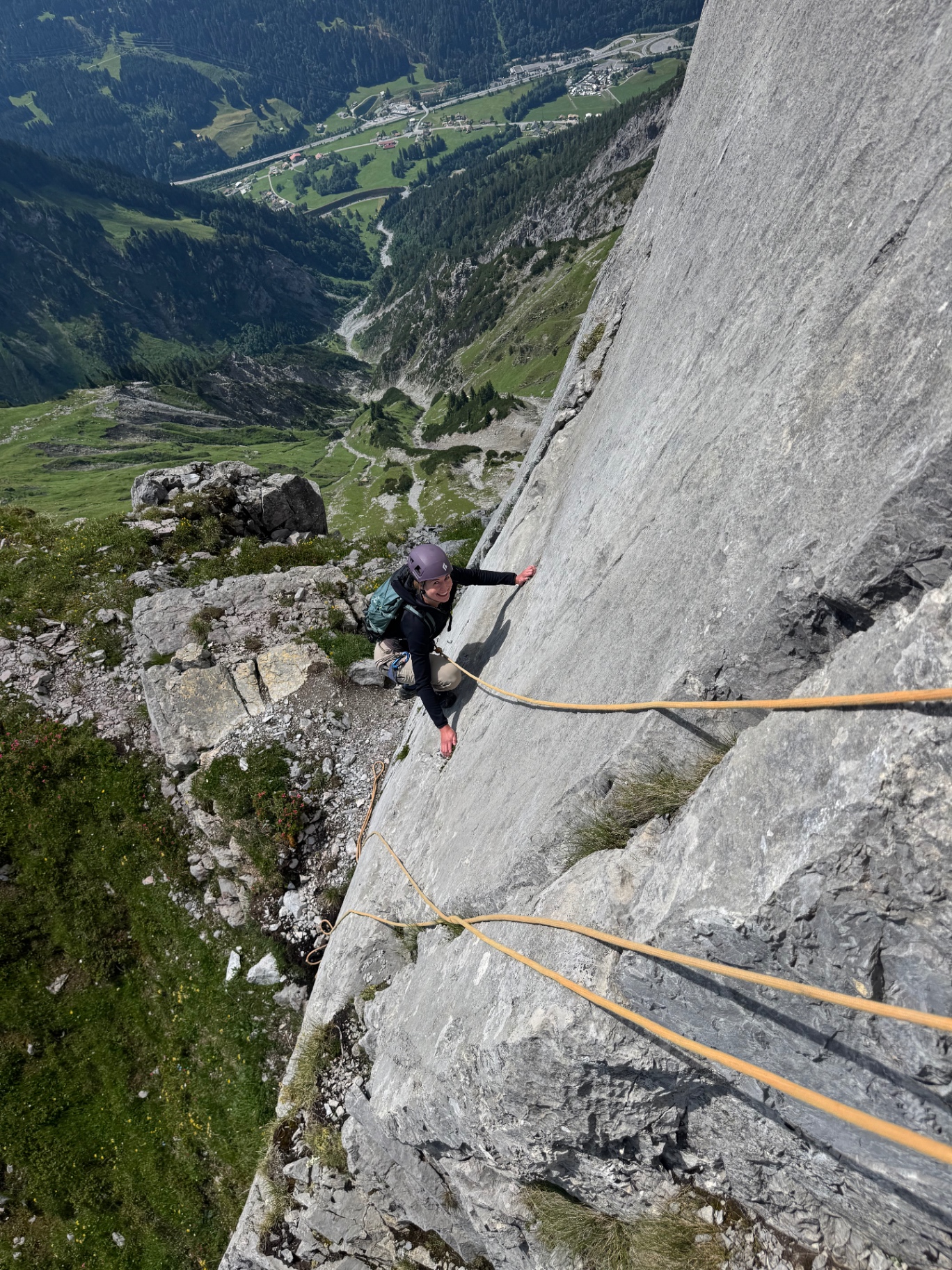Klettern Bergsteigen Bergführer Plattnitzer Jochspitze Ostgrat Lech am Arlberg Spullersee Vorarlberg
