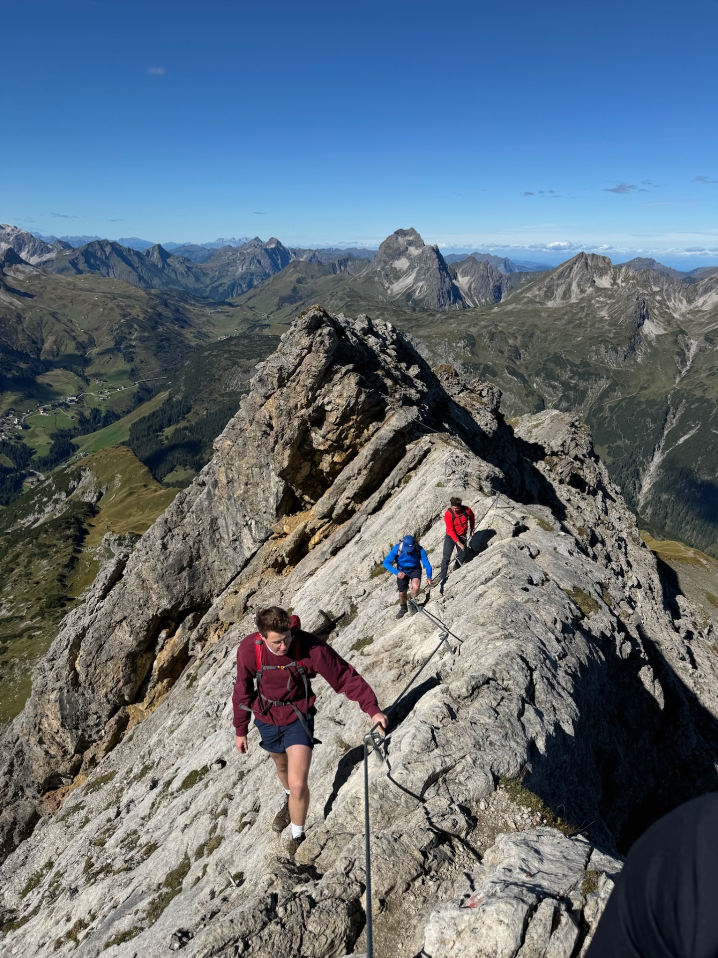Geführte Wanderung Bergsteigen mit Bergführer Biberkopf Warth Lech am Arlberg