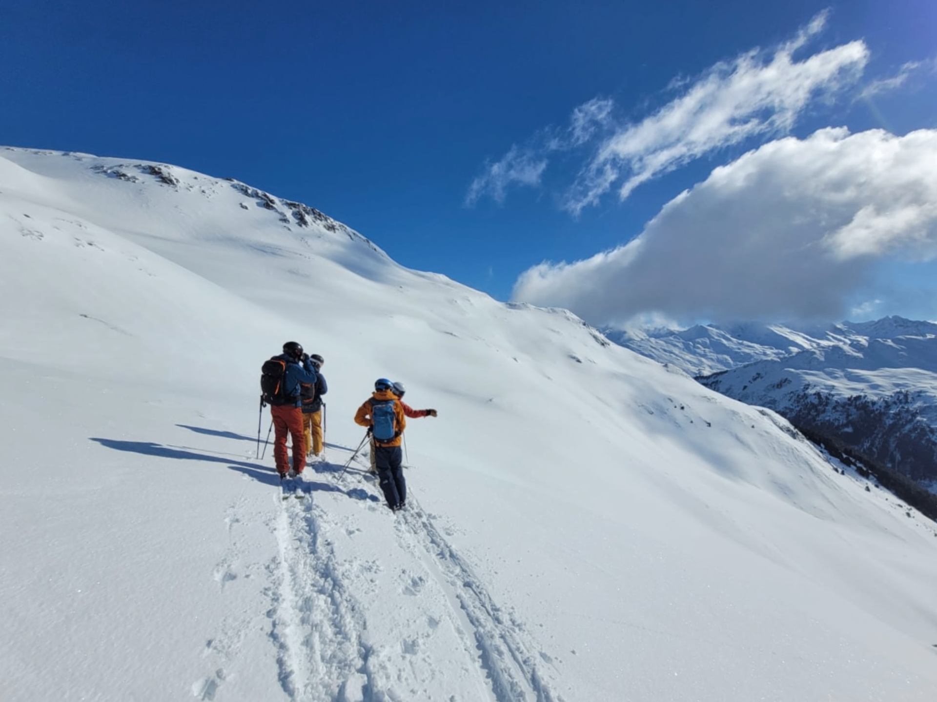Freeride im Pulverschnee